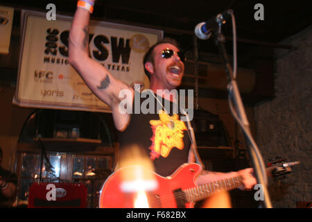 Mar 16, 2006; Austin, TX, USA; Eagles of Death Metal with Josh Homme on drums performing during SXSW 2006 South By Southwest in Austin Texas on Thursday March 16, 2006 the second day of the festival. Mandatory Credit: Photo by Aviv Small/ZUMA Press. (©) Copyright 2006 by Aviv Small Stock Photo