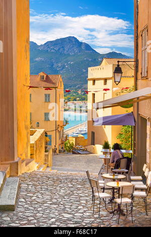 Corsica Island - Old Town Calvi, Balagne, West Coast, France Stock Photo