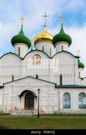 Transfiguration Cathedral in St. Euthymius monastery at Suzdal was built the 16th century. Golden Ring of Russia Travel Stock Photo