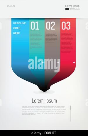 Three steps vector infographic illustration Stock Vector Image & Art ...