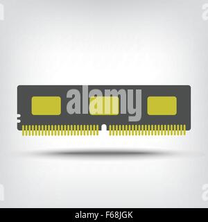 Random access memory icon as a concept Stock Vector