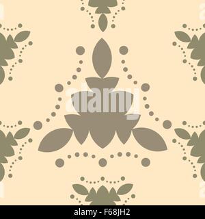 Vintage seamless pattern style as concept Stock Vector