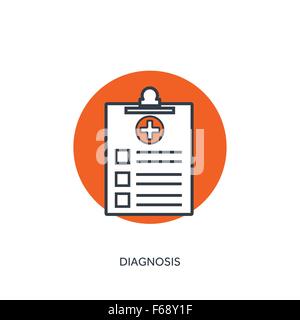 Vector illustration. Medical icon. First aid help , diagnosis.Medical research , therapy. Global healthcare. Stock Vector