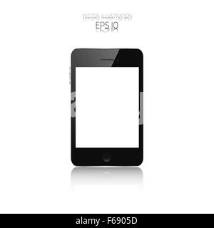 Realistic detalized flat smartphone Stock Vector Image & Art - Alamy