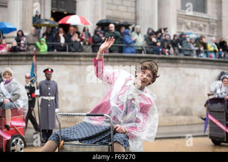 London, UK. 14th November, 2015. A participant in the Lord Mayor's Show Credit:  Ian Davidson/Alamy Live News Stock Photo