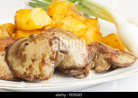 Rabbit liver Stock Photo