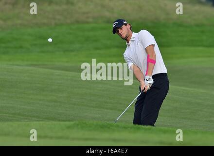 Shanghai, China. 15th Nov, 2015.  THOMAS PIETERS of Belgium during the final round of the BMW Masters at Lake Malaren Golf Club. Credit:  Marcio Machado/ZUMA Wire/Alamy Live News Stock Photo