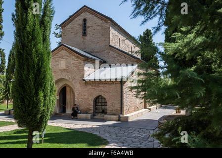 Nino's tomb at Monastery of St Nino at Bodbe - Georgian Orthodox monastic complex and seat of Bishops of Bodbe, Kakheti, Goergia Stock Photo