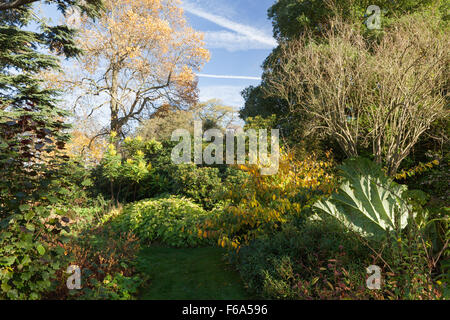 Doddington Hall and Gardens, Lincolnshire, UK. Autumn, November 2015. Stock Photo