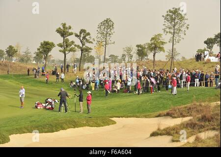 Shanghai, China. 15th Nov, 2015.  BMW Masters at Lake Malaren Golf Club in Shanghai. Credit:  Marcio Machado/ZUMA Wire/Alamy Live News Stock Photo