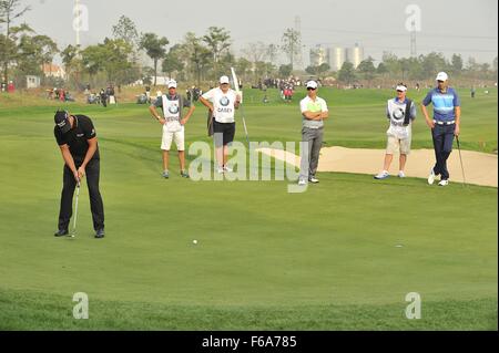 Shanghai, China. 15th Nov, 2015.  HENRIK STENSON of Sweden during the final round of the BMW Masters at Lake Malaren Golf Club. Credit:  Marcio Machado/ZUMA Wire/Alamy Live News Stock Photo