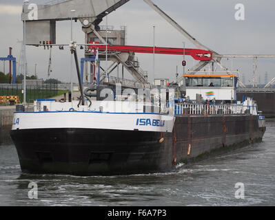 Isabella (ship, 2008), ENI 02330132, Port of Antwerp pic1 Stock Photo