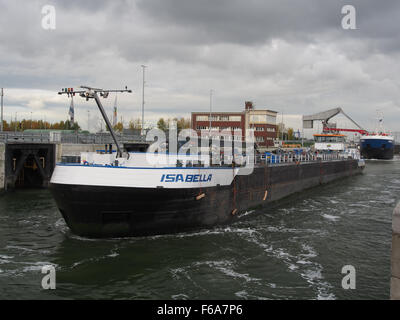 Isabella (ship, 2008), ENI 02330132, Port of Antwerp pic2 Stock Photo