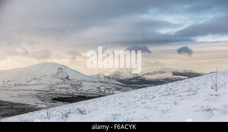 looking across to Clough Head from great mell fell Stock Photo