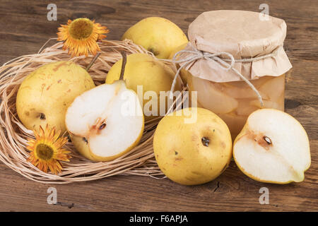 Pears Fruit Compote Stock Photo