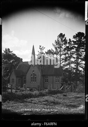 St Mary on the Hill, Pokeno Stock Photo