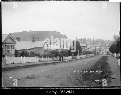 Burleigh Street, Mount Eden, Auckland Stock Photo