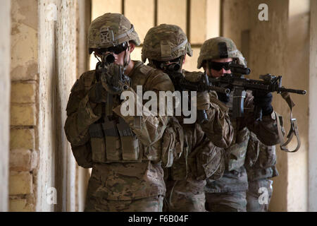 A paratrooper assigned to 5th Squadron, 73rd Cavalry Regiment, 3rd ...