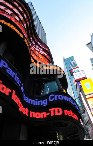 ABC Studios building in Times Square, Manhattan, New York, USA, seen ...