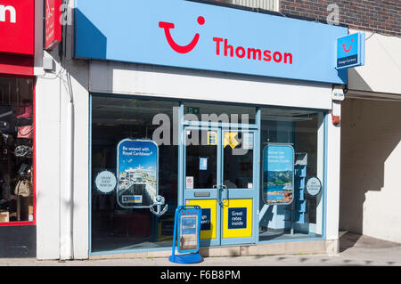 Thomson Holidays travel agents, Union Street, Aldershot, Hampshire, England, United Kingdom Stock Photo