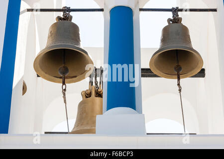 The church bell, three bells, bells ringing Stock Photo - Alamy