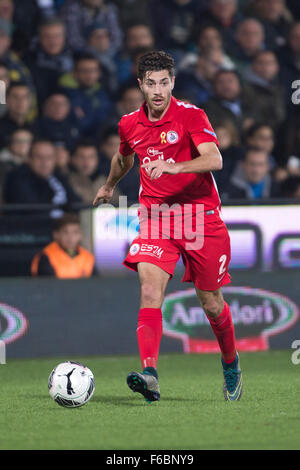 Cesena, Italy. 15th Nov, 2015. Stefano Sabelli (Bari) Football/Soccer : Italian 'Serie B' match between AC Cesena 0-2 FC Bari at Stadio Dino Manuzzi in Cesena, Italy . © Maurizio Borsari/AFLO/Alamy Live News Stock Photo