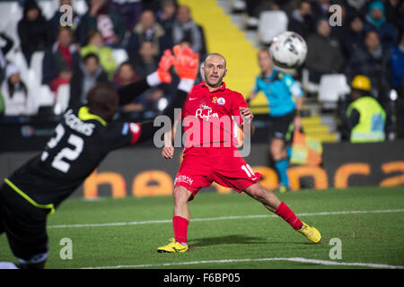 Cesena, Italy. 15th Nov, 2015. Alessandro Rosina (Bari) Football/Soccer : Italian 'Serie B' match between AC Cesena 0-2 FC Bari at Stadio Dino Manuzzi in Cesena, Italy . © Maurizio Borsari/AFLO/Alamy Live News Stock Photo