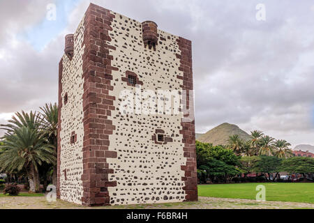 Fortress Tower, San Sebastian La Gomera Canary Islands Spain Stock Photo