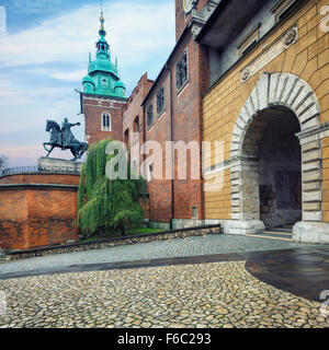Krakow Wawel Royal Castle Stock Photo