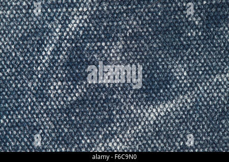 old faded denim colored canvas textile background Stock Photo