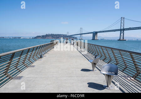 Oakland Bay Bridge, San Francisco, California, USA Stock Photo