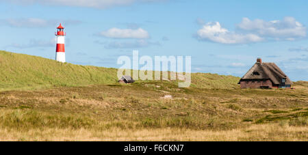 Lighthouse at Sylt in Germany Stock Photo