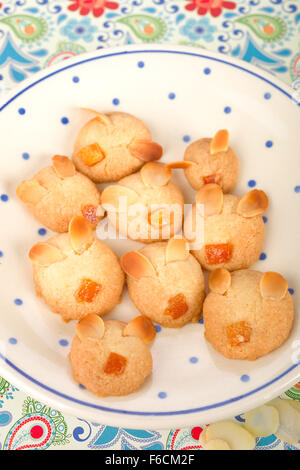 Almond cookies Stock Photo
