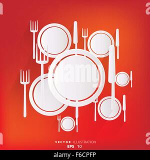 Plate web icon Stock Vector