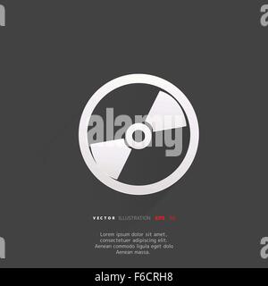 Compact disk web icon,flat design Stock Vector