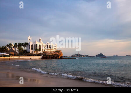 Valentinos at sunset in Mazatlan, Sinaloa, Mexico. Stock Photo