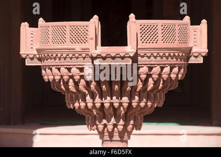 Pillar in sri sadul museum lalgarh palace, bikaner, rajasthan, india, asia Stock Photo