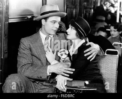 RELEASED: Feb 18, 1928 - Original Film Title: The Crowd. PICTURED: JAMES MURRAY, ELEANOR BOARDMAN. Stock Photo