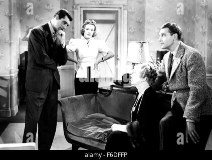 RELEASED: Oct 21, 1937 - Original Film Title: The Awful Truth. Stock Photo