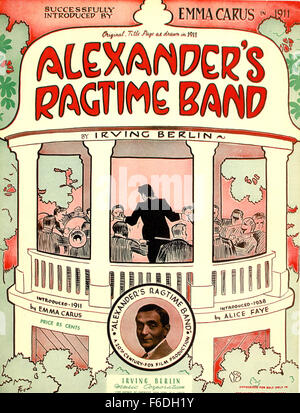 RELEASED: May 24, 1938 - Original Film Title: Alexander's Ragtime Band. PICTURED: Movie Poster. Stock Photo