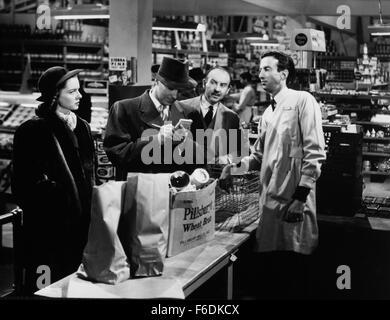 Jan. 1, 1940 - Gene Tierney and Tyrone Power On-Set of the Film, That Wonderful Urge, 1948 (Credit Image: c Glasshouse/Entertainment Pictures) Stock Photo