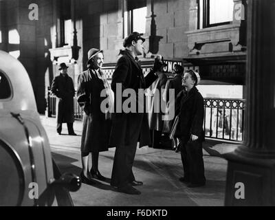 RELEASED: Feb 20, 1939 - Original Film Title: Let Us Live. PICTURED: MAUREEN O'SULLIVAN. Stock Photo