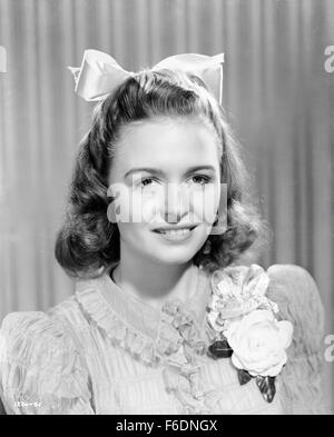 Mar 03, 1942 - Original Film Title: The Courtship of Andy Hardy. PICTURED: DONNA REED. Stock Photo