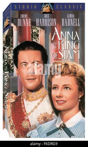 RELEASED: Jun 20, 1946 - Original Film Title: Anna and the King of Siam. PICTURED: REX HARRISON, IRENE DUNNE. Stock Photo