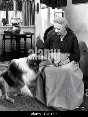 RELEASED: Dec 07, 1943 - Original Film Title: Lassie Come Home. PICTURED:  DAME MAY WHITTY. Stock Photo