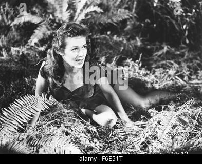 TARZAN AND THE SHE-DEVIL, Joyce Mackenzie (top), Lex Barker, 1953 Stock ...