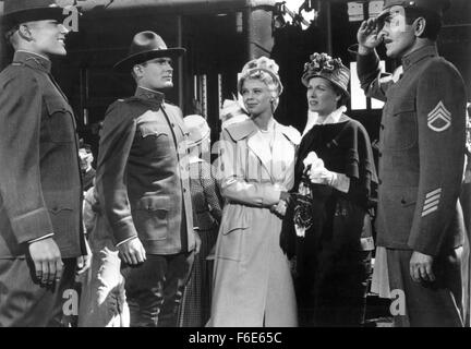 Jan. 1, 1955 - ......The Long Gray Line,  Betsy Palmer,  Maureen O'hara,  Tyrone Power..Film and Television. . Stock Photo