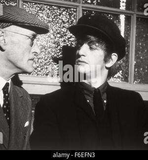 Jul 12, 1964; London, UK; Musicians RIGO STARR as Ringo in 'A Hard Day's Night'. Directed by Richard Lester. Stock Photo