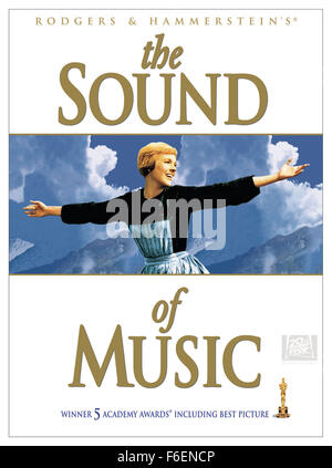 Film Title:  THE SOUND OF MUSIC.  DIRECTOR:  Robert Wise.  STUDIO:  20TH Century Fox.  PLOT:  Based on Baroness Maria von Trapp's 1949 autobiography,  the story follows a spirited young nun, Maria (Julie Andrews), who is sent to care for the seven unruly children of a militaristic, widowed Naval Captain (Christopher Plummer). She ultimately wins the hearts of the children - and the captain - but their lives are threatened by the encroachment of the Nazis on their beloved Austrian homeland.  Winner of 5 Academy Awards including:  Best Picture, Best Director (Wise), Music.  PICTURED:  VHS TAPE B Stock Photo