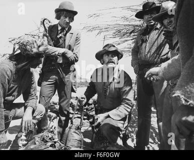 Jun 09, 1971; Hollywood, CA, USA; Actor JAMES GARNER (kneeling) stars as Luther Sledge in the Vic Morrow directed western, 'A Man Called Sledge.' Stock Photo